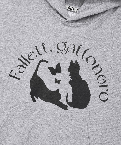 Fallett パーカー A'GEM/9 × .kom 「FALLETT/ファレット」 NERO