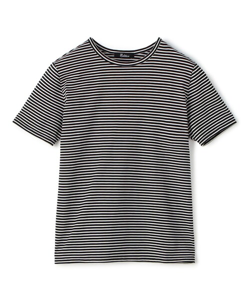tシャツ ボーダー ハーフスリーブカットソー レディース
