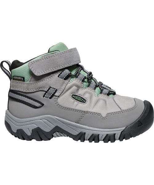 KEEN - ブーツ スノーシューズ TARGHEE IV MID WP / ターギー 四分子 ミッド お水校正刷り / キッズ トレッキングシューズ ベビー、キッズ、マタニティ-キッズ、ジュニアシューズ-ブーツ