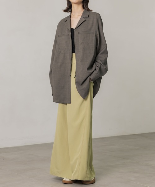 PUBLIC TOKYO（パブリックトウキョウ） ブラウス シャツ ドライトロ