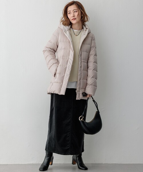 ★23区★ 【洗える】23区DENIM ベルベットストレッチ Aライン スカート 洗える】23区DENIM ベルベットストレッチ Aライン スカート / 23