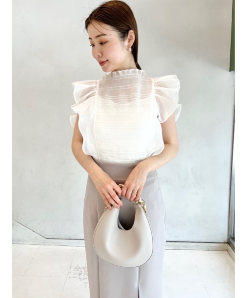 SNIDEL 「SNIDEL」 ノースリーブブラウス ONE SIZE ブラック
