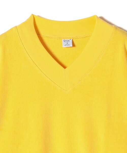 tシャツ gicipi:「洗濯機可能」GIRAFFA（Vネック) レディース gicipi tシャツ gicipi:「洗濯機可能」GIRAFFA（Vネック