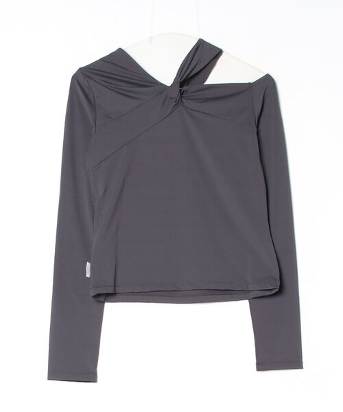 tシャツ Julier エコシーベア天stアシメロングスリーブプルオーバー レディース Julier tシャツ エコシーベア天stアシメロングスリーブプル
