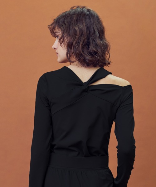 tシャツ Julier エコシーベア天stアシメロングスリーブプルオーバー レディース Julier tシャツ エコシーベア天stアシメロングスリーブプル