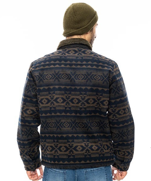 (取寄) ビラボン メンズ バーロウ シェルパ ジャケット - メンズ Billabong men Barlow Sherpa Jacket - Men's Navy BILLABONG（ビラボン） ブルゾン アウター メンズ BARLOW SHERPA
