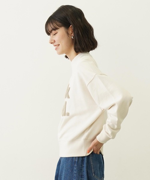 トレーナー スウェット CUT-OUT LOGO SHORT SWEAT TOP レディース スウェット CUT-OUT LOGO SHORT SWEAT TOP レディース