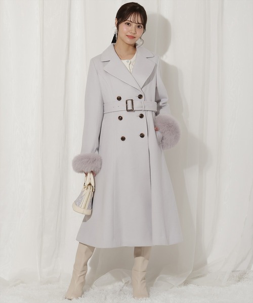 WILLSELECTION（ウィルセレクション） コート アウター FOXファー付き