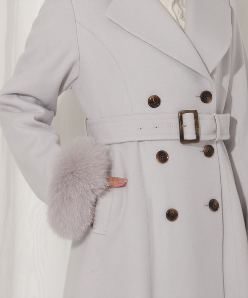 WILLSELECTION（ウィルセレクション） コート アウター FOXファー付き