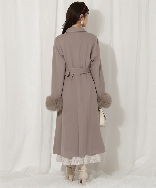 WILLSELECTION（ウィルセレクション） コート アウター FOXファー付き