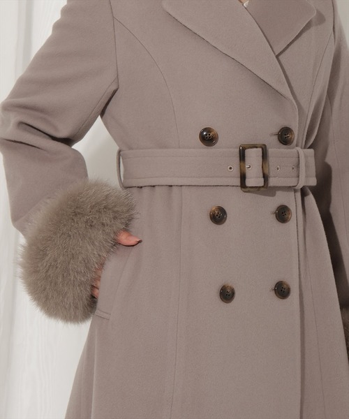 WILLSELECTION（ウィルセレクション） コート アウター FOXファー付き