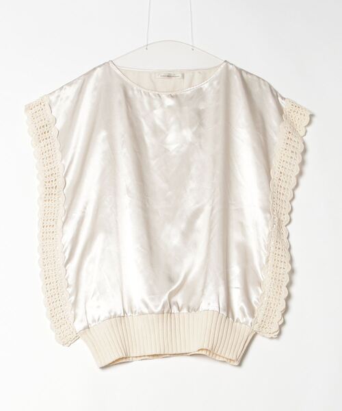 美品BEIGE, ノースリーブ　ブラウス trim_ofcrs_item628ce112249411e