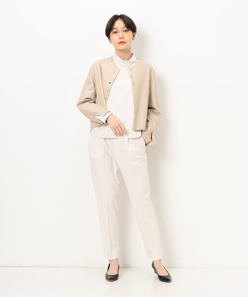 K.T KIYOKO TAKASE ジャケット ノーカラージャケット 合成皮革