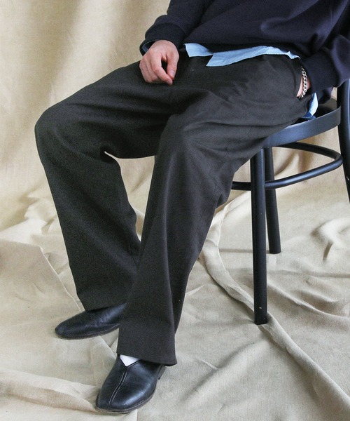 パンツ B VERON（ヴァロン） パンツ 日本製遠州ヴィンテージツイル1タック