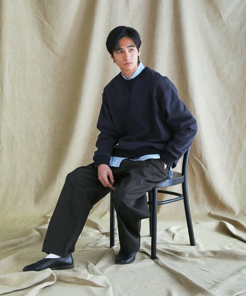 VERON（ヴァロン） パンツ 日本製遠州ヴィンテージツイル1タック