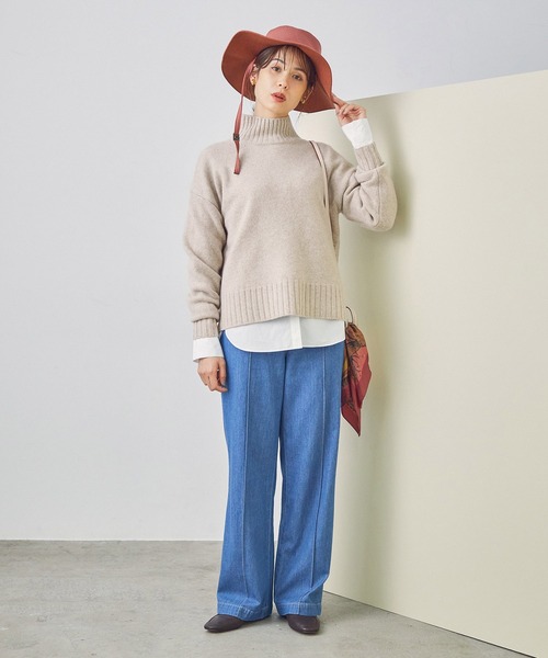 ROPE' 「ROPE'」 長袖ニット 38 ホワイト レディース : ZOZOTOWN