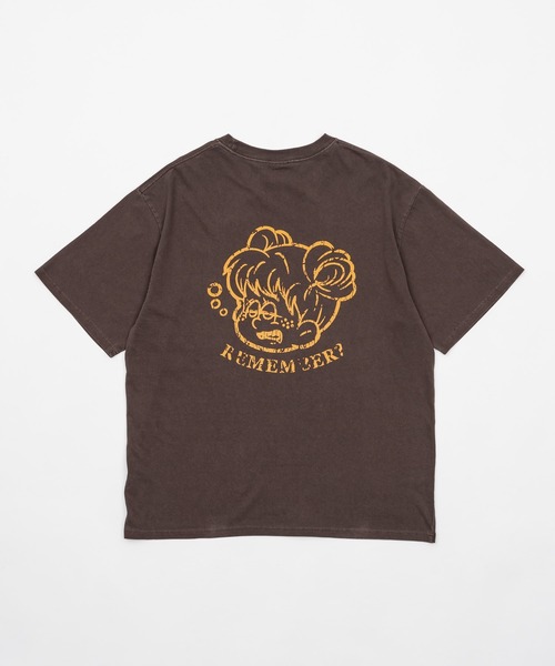 Remember. tシャツ 「ヴィンテージライクRememberロゴピグメント