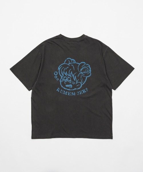 ピグメントヴィンテージライクロゴBIG Tシャツ tシャツ ヴィンテージライクピグメントビック半袖Tシャツ