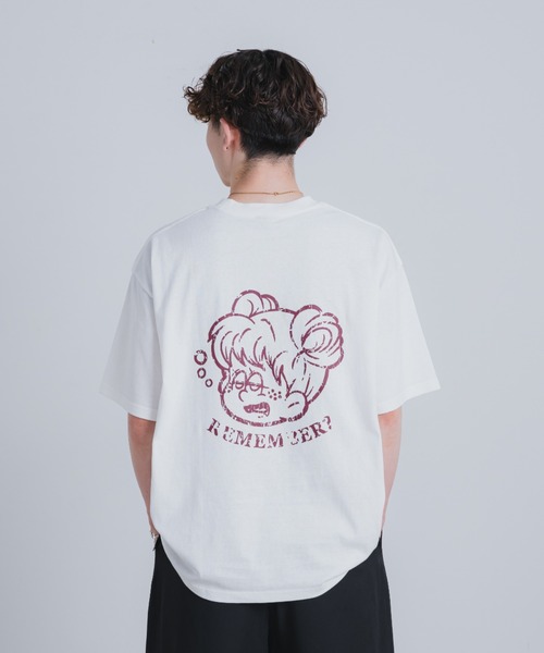 ピグメントヴィンテージライクロゴBIG Tシャツ ヴィンテージライクピグメントビック半袖Tシャツ MONO-MART