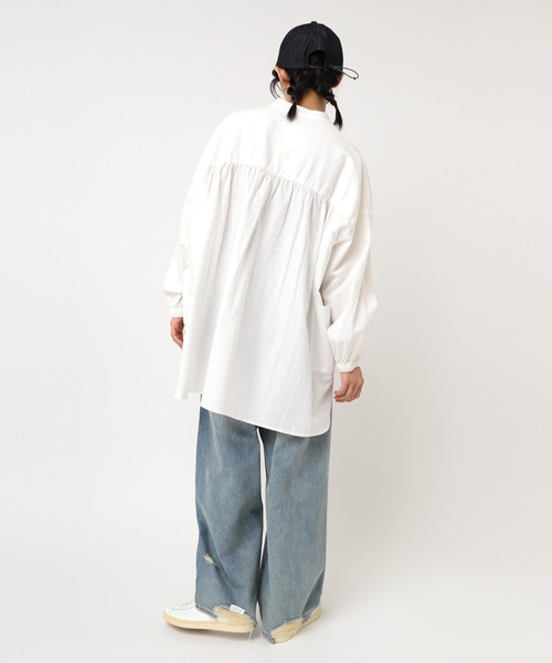 URCH RNA ブラウス シャツ B2865 ARMYチュニックシャツ レディース