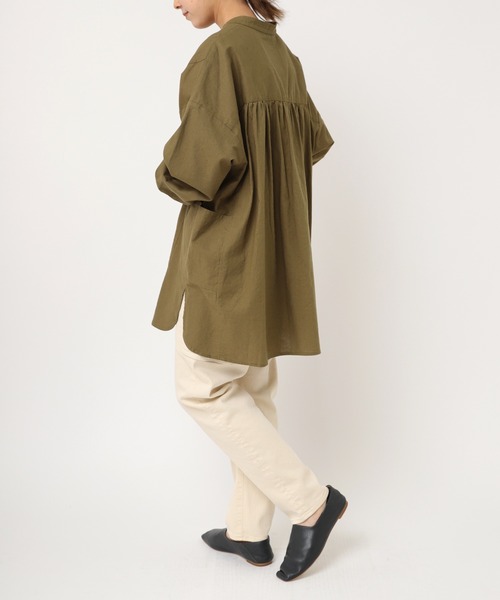 URCH RNA ブラウス シャツ B2865 ARMYチュニックシャツ レディース