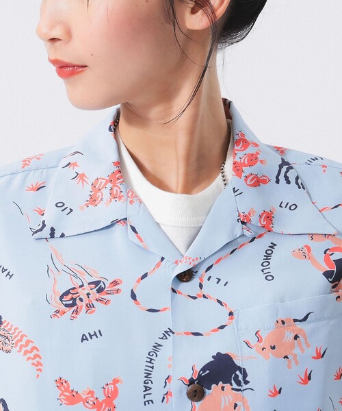 ブラウス シャツ 「別注」SUN SURF / オープンカラー シャツ レディース SUN SURF ブラウス シャツ 「別注」SUN / オープンカラー