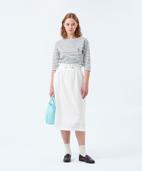 tシャツ バッキンガムベア バスクボーダーTシャツ レディース MACKINTOSH PHILOSOPHY tシャツ バッキンガムベア バスク