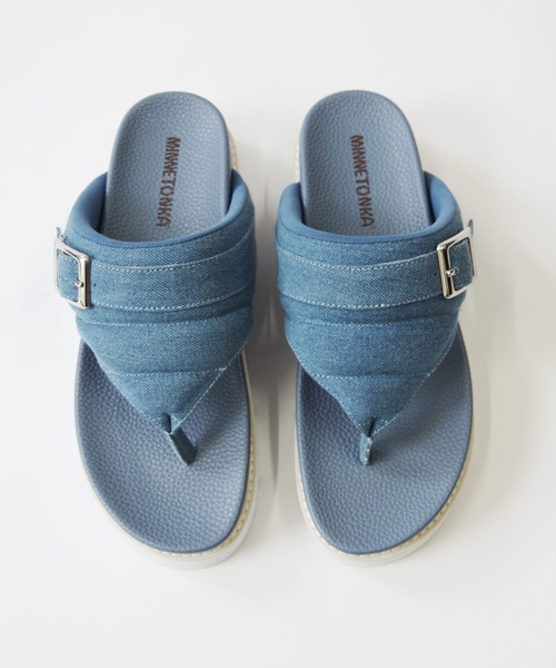 Minnetonka（ミネトンカ） 厚底 サンダル プラットフォームパファー