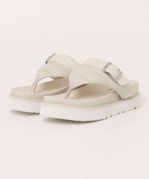【新品未使用】MINNETONKA サンダル ホワイト 24cm Minnetonka（ミネトンカ） ビーチサンダル 厚底 サンダル