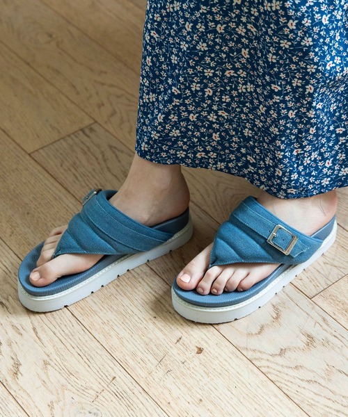 Minnetonka（ミネトンカ） 厚底 サンダル プラットフォームパファー