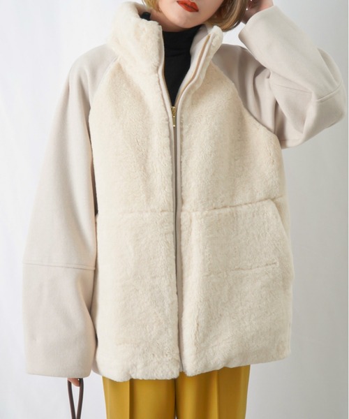 「LUCA/LADY LUCK LUCA」 ブルゾン FREE アイボリー レディース_画像2