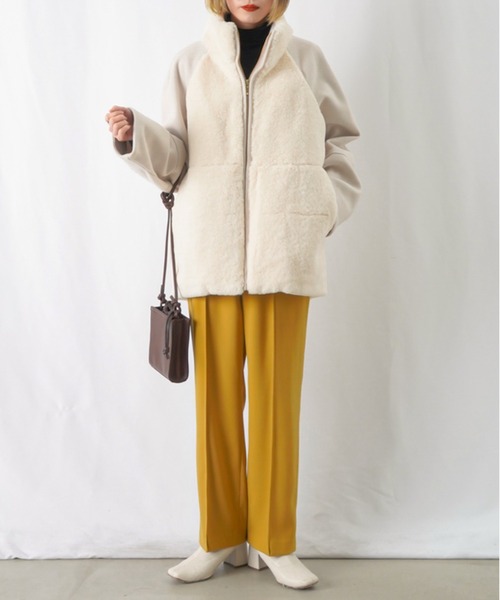 「LUCA/LADY LUCK LUCA」 ブルゾン FREE アイボリー レディース_画像4