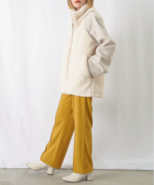 「LUCA/LADY LUCK LUCA」 ブルゾン FREE アイボリー レディース_画像6