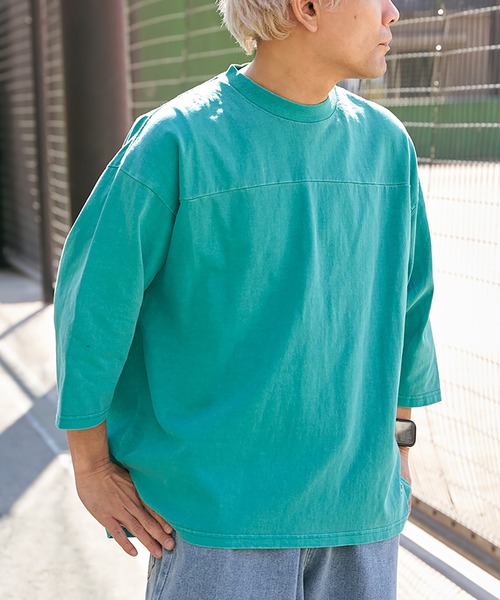 Goodwear（グッドウェア） tシャツ 「Goodwear」製品染め7分袖SUPER