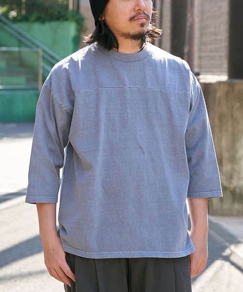 Goodwear（グッドウェア） tシャツ 「Goodwear」製品染め7分袖SUPER