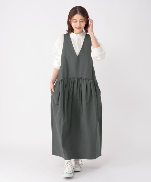 ワンピース jnylon studios studio CLIP（スタディオクリップ） ワンピース ノースリーブコクーン