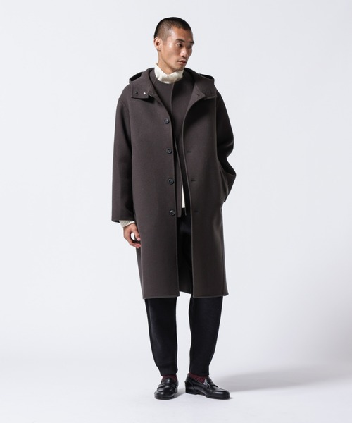 AQUOIBONISTE ナノユニバース アルパカ混コート 日本製 46