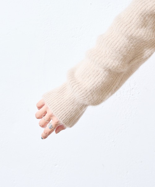 「SHENERY」 ニットカーディガン FREE ベージュ レディース_画像5