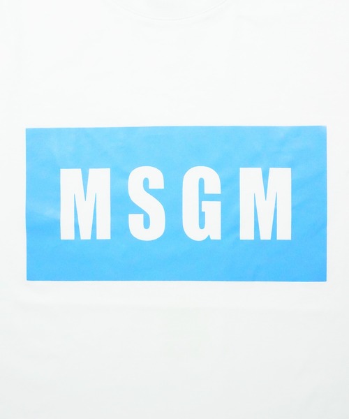 MSGM tシャツ BOXロゴ Tシャツ メンズ レディース : ZOZOTOWN