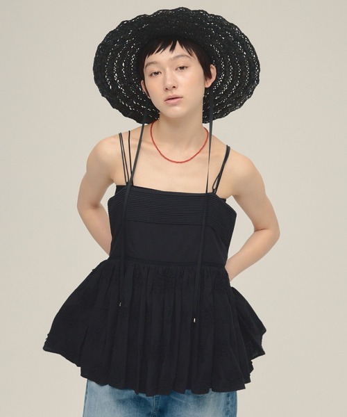 キャミソール 「eL」3D Embroidery Cami/319634 キャミソール 「eL」3D Embroidery Cami/319634 : ZOZOTOWN