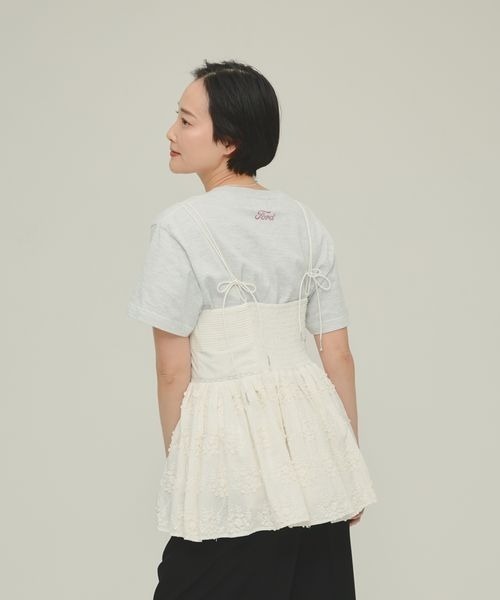 キャミソール 「eL」3D Embroidery Cami/319634 キャミソール 「eL」3D Embroidery Cami/319634 : ZOZOTOWN