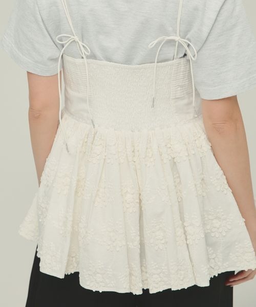 キャミソール 「eL」3D Embroidery Cami/319634 キャミソール 「eL」3D Embroidery Cami/319634 : ZOZOTOWN