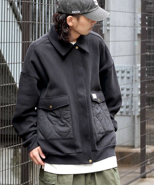 「Java」 ブルゾン - ブラック メンズ_画像3