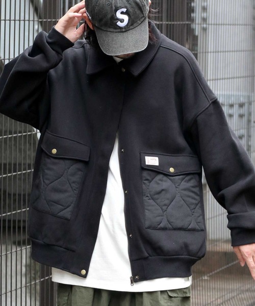 「Java」 ブルゾン - ブラック メンズ_画像4