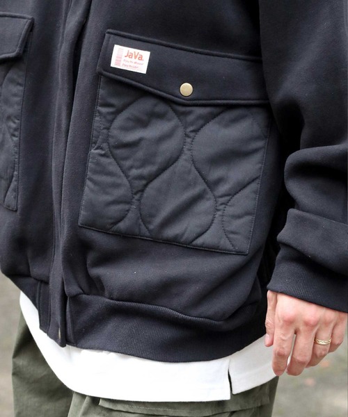 「Java」 ブルゾン - ブラック メンズ_画像6