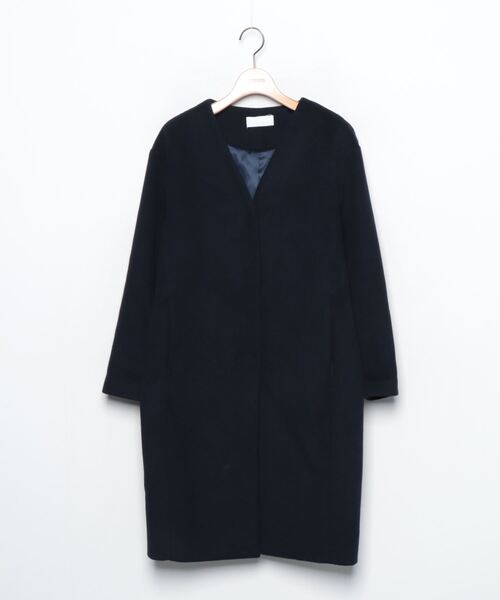 GALLARDAGALANTE（ガリャルダガランテ） ノーカラーコート FREE ブルー