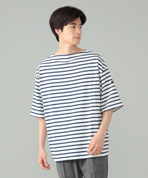 BEAMS F（ビームスF） tシャツ SAINT JAMES / ルーズフィット ボーダー