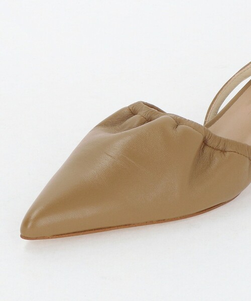 ODDTE E ODILE シャーリングトップバックベルト パンプス　24cm ODETTE E ODILE パンプス シャーリングトップバックベルト