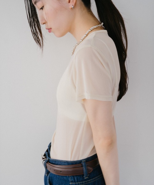 tシャツ Ｔシャツ×チュールキャミセット レディース DRWCYS tシャツ キャミセットチュールTシャツ レディース