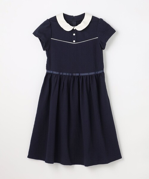 ワンピース 「150-160cm」サッカーストライプ ワンピース キッズ 子供服 女の子の画像